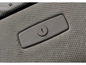 airbag-Säule insert trim cover-Abzeichen - Ersatz Teile vag volkswagen crafter golf jetta passat vw caddy 3d print model - Mito3D