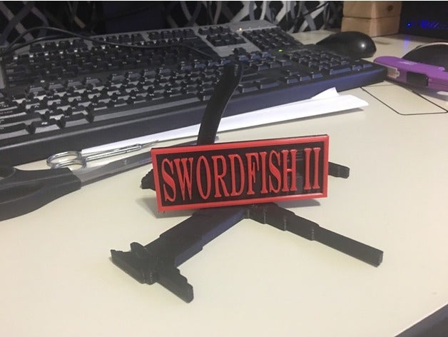 swordfish ii stehen andere 3D print model - Mito3D