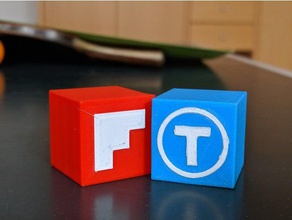 thingiverseflipboard icon signs logos app 3d print model - Mito3D