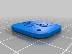 lakers zincir anahtarı Anahtarlık 3d print model - Mito3D