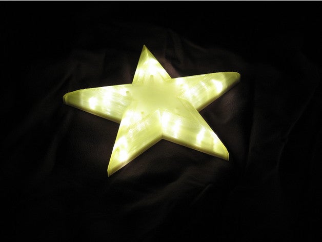 luce di stella arredamento natale decorazione led a stringa 3D print model - Mito3D