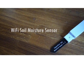 wifi-fähigen Bodenfeuchte-sensor - Elektronik arduino automatische Garten Kapazitiv kapazitiver sensor d1 mini garduino das Internet der Dinge wemos 3d print model - Mito3D