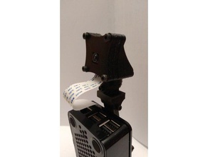 add-on pieces picam tripod mount 3d printer accessories 3d print model - Mito3D