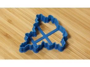 mandelbrot kurabiye kalıbı mutfak yemek karmaşık Dinamiği cookiecutter fraktal aracı matematik 3d print model - Mito3D