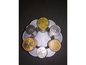ceca detentore di moneta 3d la stampa le monete repubblica soldi 3d print model - Mito3D