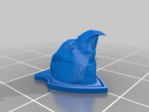 head falcon 3d printing 3d print model - Mito3D
