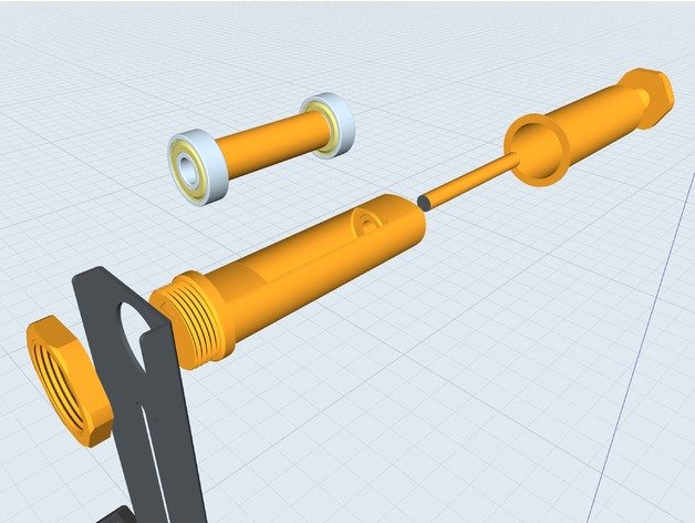 creality um-para-todo spool titular 3d a impressora partes Impressora de peças atualização rolamento cr-10 cr10 cr10s ender 3 ender3 filamento longo um todo parafuso shapr3d 3D print model - Mito3D