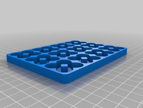 72 aa pil tepsi organizasyon özelleştirilmiş 3d print model - Mito3D