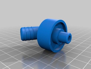 subaru impreza clutch master cylinder hose connector automotive 3d print model - Mito3D
