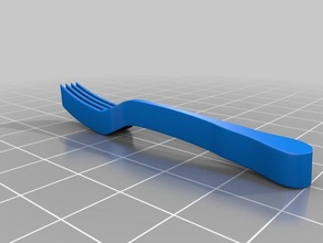 thicc fork art 3d print model - Mito3D