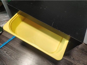ıkea evrensel adaptör trofast dolap içinde masanın altında kutu organizasyon 3d print model - Mito3D