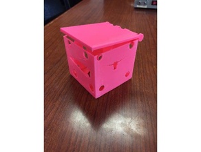 pink western box containers 3d print model - Mito3D