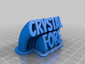 cf sweeping 2-line name plate office customized 3d print model - Mito3D