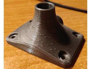 lamp clamp base srews 8mm holesstl replacement parts 3d print model - Mito3D