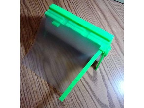 vacuum bag roll dispenser kitchen dining foodsaver plastic wrap cutter 3d print model - Mito3D