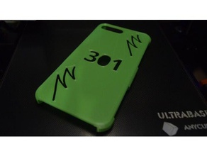 8 artı durumda 301 paradise iphone mobil kılıfı 3d print model - Mito3D