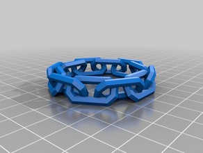 12 link circular chain louie other customized 3d print model - Mito3D