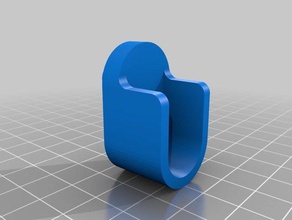 cloth rail mount containers 3d print model - Mito3D