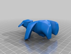 free range di mucca i giocattoli giochi 3d print model - Mito3D