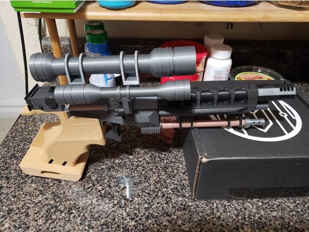 star wars naboo s5 heavy blaster pistol props dsk001 s5-blaster starwars 3D print model - Mito3D