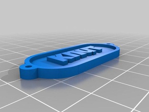 knut tag label segno id indicatore della placca organizzazione personalizzato 3d print model - Mito3D