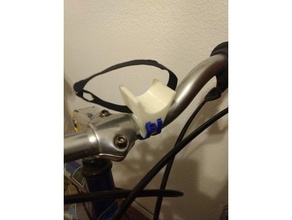 Fahrrad Taschenlampe Halterung sport im freien 3d print model - Mito3D