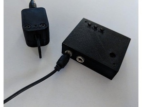 qrpguys mini keyer case electronics amateur radio ham morse code 3d print model - Mito3D