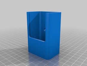 il mio personalizzato parametrico supporto a parete telecomando organizzazione 3d print model - Mito3D