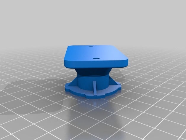 quadlock flange mobile phone 3D print model - Mito3D