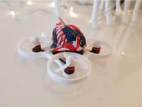 us65 brushless whoop frame rc vehicles 65mm blade inductrix eachine uk65 quadcopter tiny 3d print model - Mito3D
