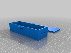 simple small high voltage project box electronics projectbox 3d print model - Mito3D