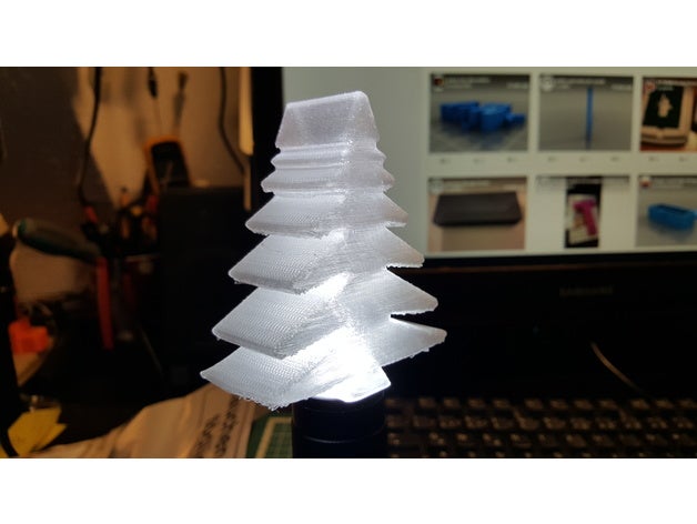 simples árvore de natal decoração weihnachten weihnachtsbaum 3D print model - Mito3D