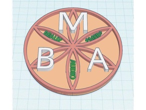 mba logo gabrielbeaux 3d baskı 3d print model - Mito3D