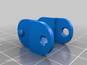 simmetrica della catena portacavi robotica 3d print model - Mito3D