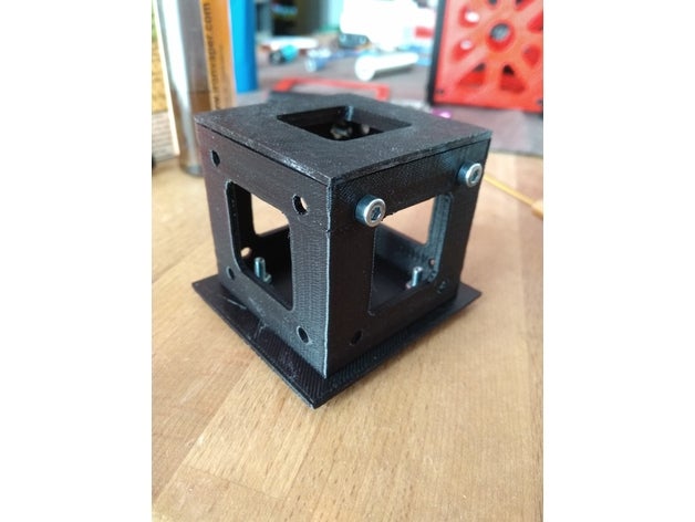 bolsillo qube estructura de la física astronomía cubesat pocketcube pocketqub pocketqube 3D print model - Mito3D