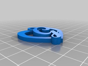 grandmother keychain keychains 3d print model - Mito3D