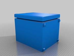 mini fridge household mini-fridge non functional 3d print model - Mito3D