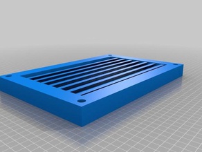 rejilla de ventilación reemplazo partes aire acondicionado 3d print model - Mito3D