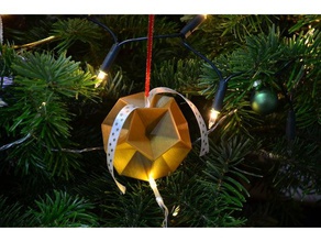 dodecadecor ornaments beardless millenial christmas decoration decorations ornament tree dodecahedron house household nsfw polyhedron winter 3d print model - Mito3D