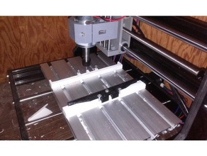 cnc micromill abrazadera de bloqueo la máquina herramientas cnc3018 3018 grabador router tabla prensa 3d print model - Mito3D