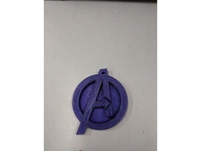 avengers keychain art bibo tpu 3d print model - Mito3D