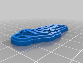 logan keychains customized 3d print model - Mito3D