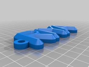 riya portachiavi organizzazione personalizzato 3d print model - Mito3D