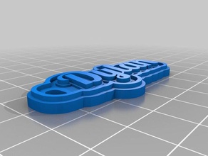 dylan 02 keychains customized 3d print model - Mito3D