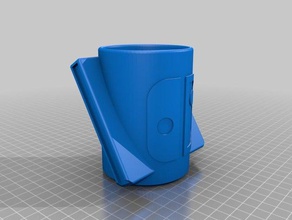 nintendo switch joy con drink holder remix video games 3d print model - Mito3D