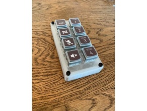 teensy streamdeck mini macro keyboard computer accessories keypad mechanical streaming 3d print model - Mito3D