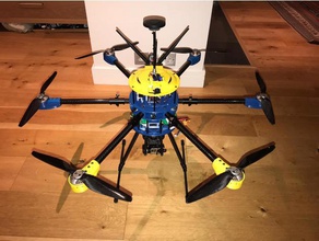 hexfire hexacopter rc veicoli 3d print model - Mito3D
