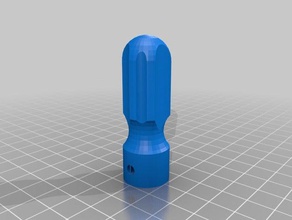 drill bit handles 3mm customized tools 3d print model - Mito3D