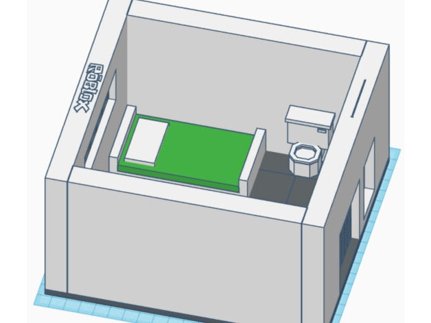 roblox la vie en prison module de cellule l'art 3D print model - Mito3D