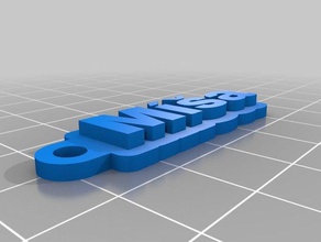 m&iacute&scarona Schlüsselanhänger angepasst 3d print model - Mito3D